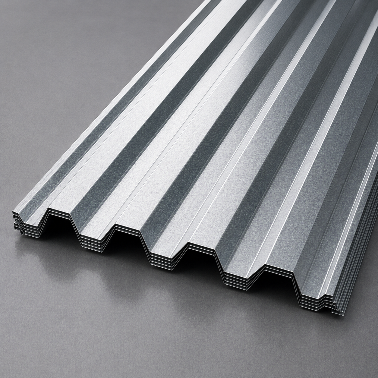 ট্রাপিজ টিন (Trapezoidal Roofing Sheet)